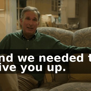 and we needed to give you up.