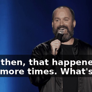 And then, that happened two more times. What's up?