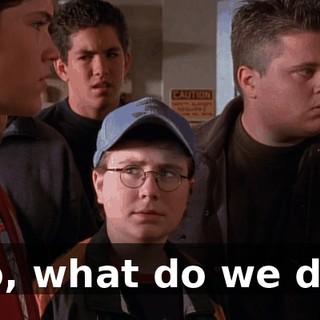 So, what do we do?