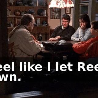I feel like I let Reese down.