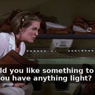 - Would you like something to read? - Do you have anything light?