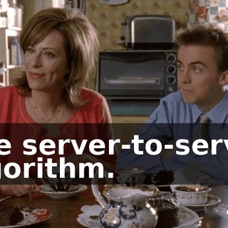 The server-to-server algorithm.