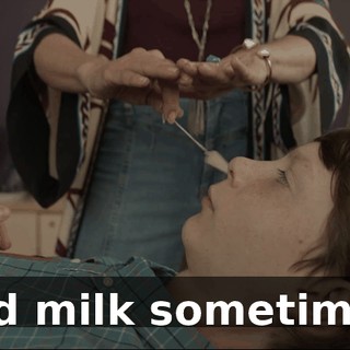 And milk sometimes.