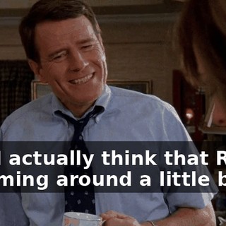 And I actually think that Reese is coming around a little bit.