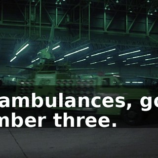 All ambulances, go to number three.