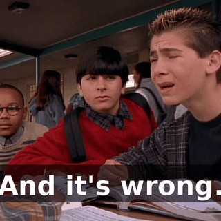 And it's wrong.