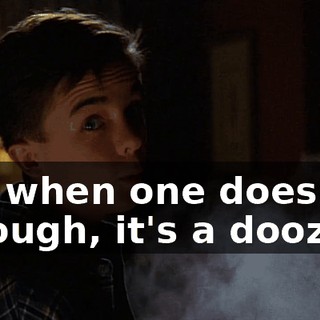 but when one does get through, it's a doozy.