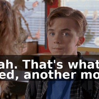 Yeah. That's what I need, another mom.