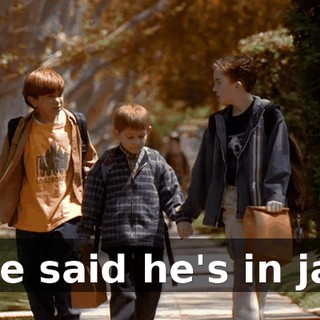 She said he's in jail.