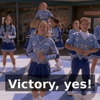 Victory, yes!