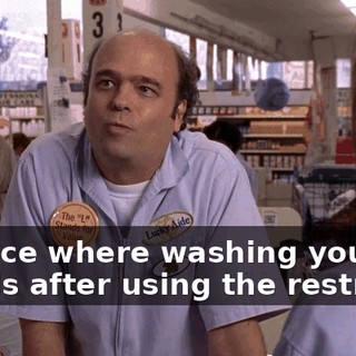 a place where washing your hands after using the restroom