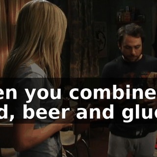 when you combine cat food, beer and glue.