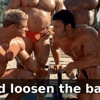 and loosen the bars.