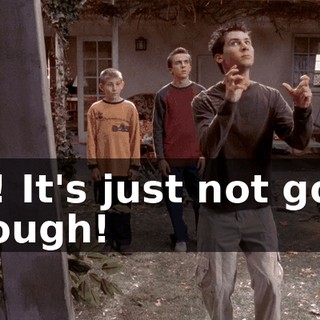 No! It's just not good enough!