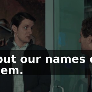 I put our names on them.