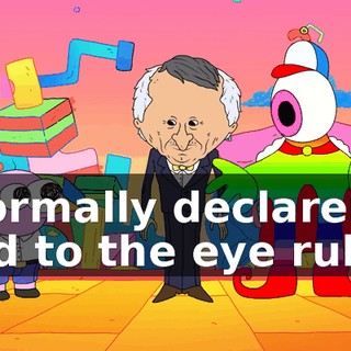 I formally declare an end to the eye rule.