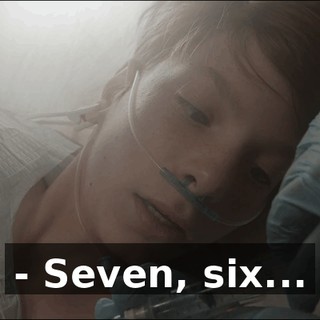 - Seven, six...
