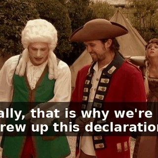 Actually, that is why we're here. We drew up this declaration.