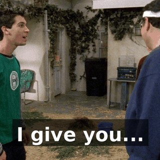 I give you...