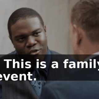 - This is a family event.