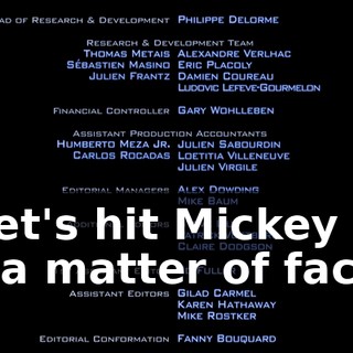* Let's hit Mickey D's As a matter of fact *