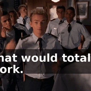 That would totally work.