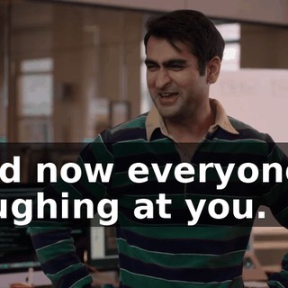 and now everyone's laughing at you.