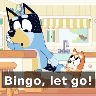 Bingo, let go!
