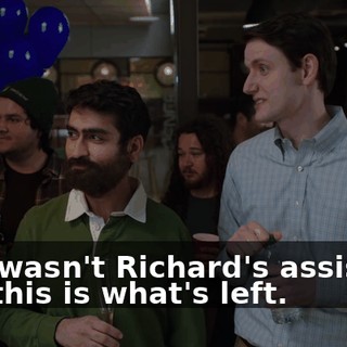 that wasn't Richard's assistant and this is what's left.