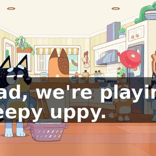 Dad, we're playing keepy uppy.