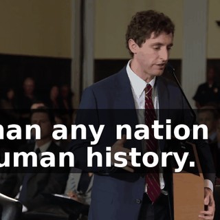 than any nation in human history.