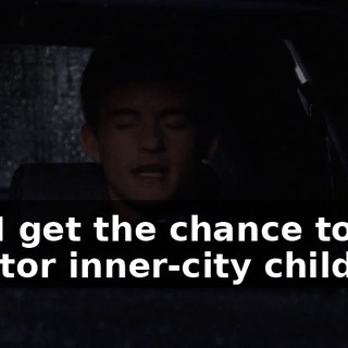 but I get the chance to mentor inner-city children.