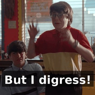 But I digress!