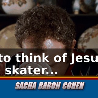 I like to think of Jesus as a figure skater...