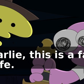 Charlie, this is a fake knife.