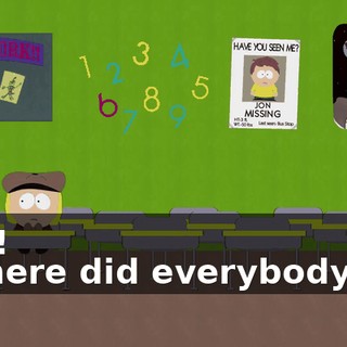 Shit! - Where did everybody go?