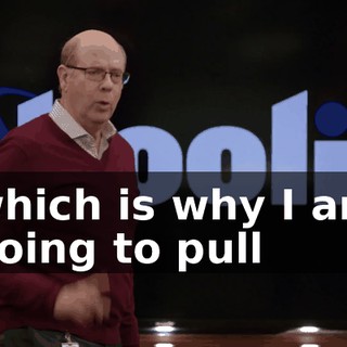 which is why I am going to pull