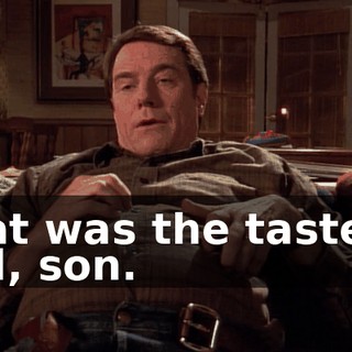 That was the taste of evil, son.