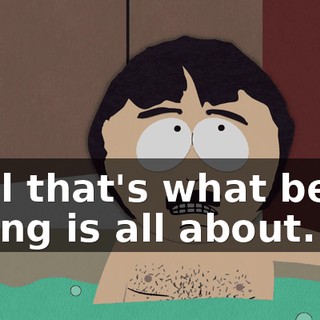 Well that's what being young is all about.