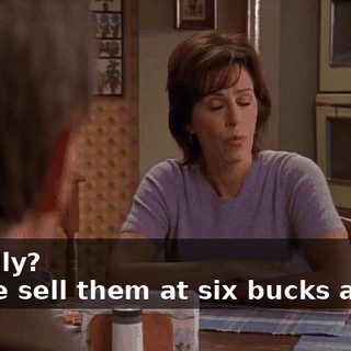 - Really? - If we sell them at six bucks a foot,