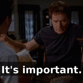It's important.