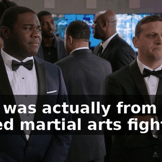 This was actually from mixed martial arts fighting.