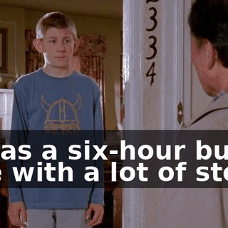 It was a six-hour bus ride with a lot of stops.