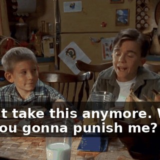 I can't take this anymore. When are you gonna punish me?