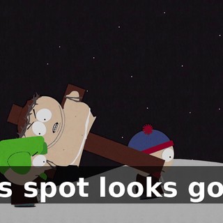 This spot looks good.