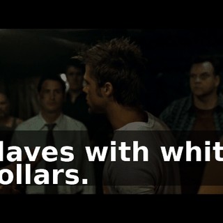 slaves with white collars.