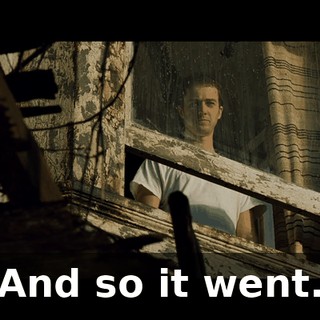 And so it went.