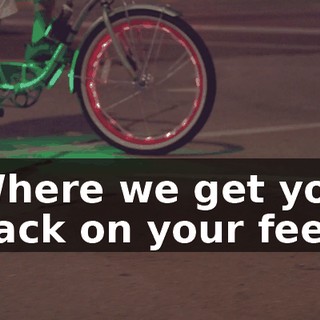 ♪ Where we get you back on your feet ♪