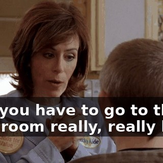 and you have to go to the bathroom really, really bad?