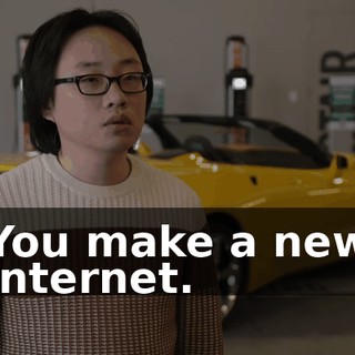 You make a new internet.